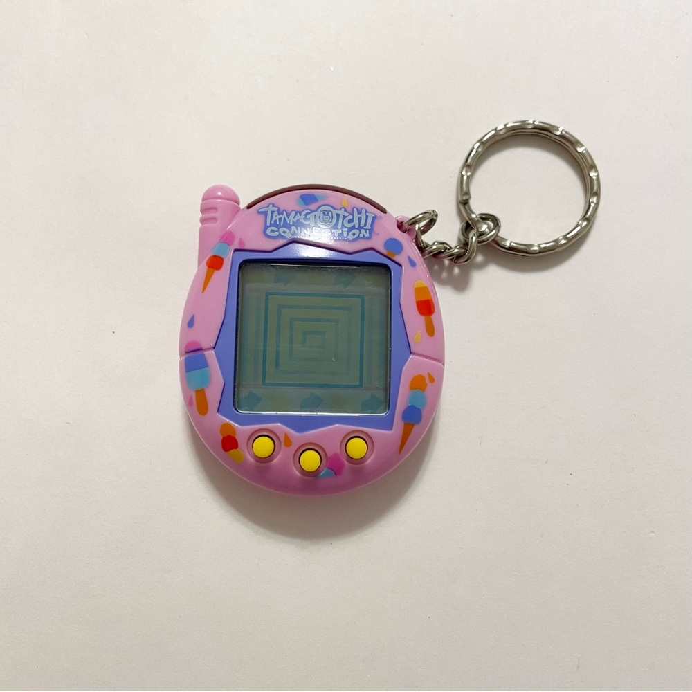 2004 tamagotchi pink ice cream